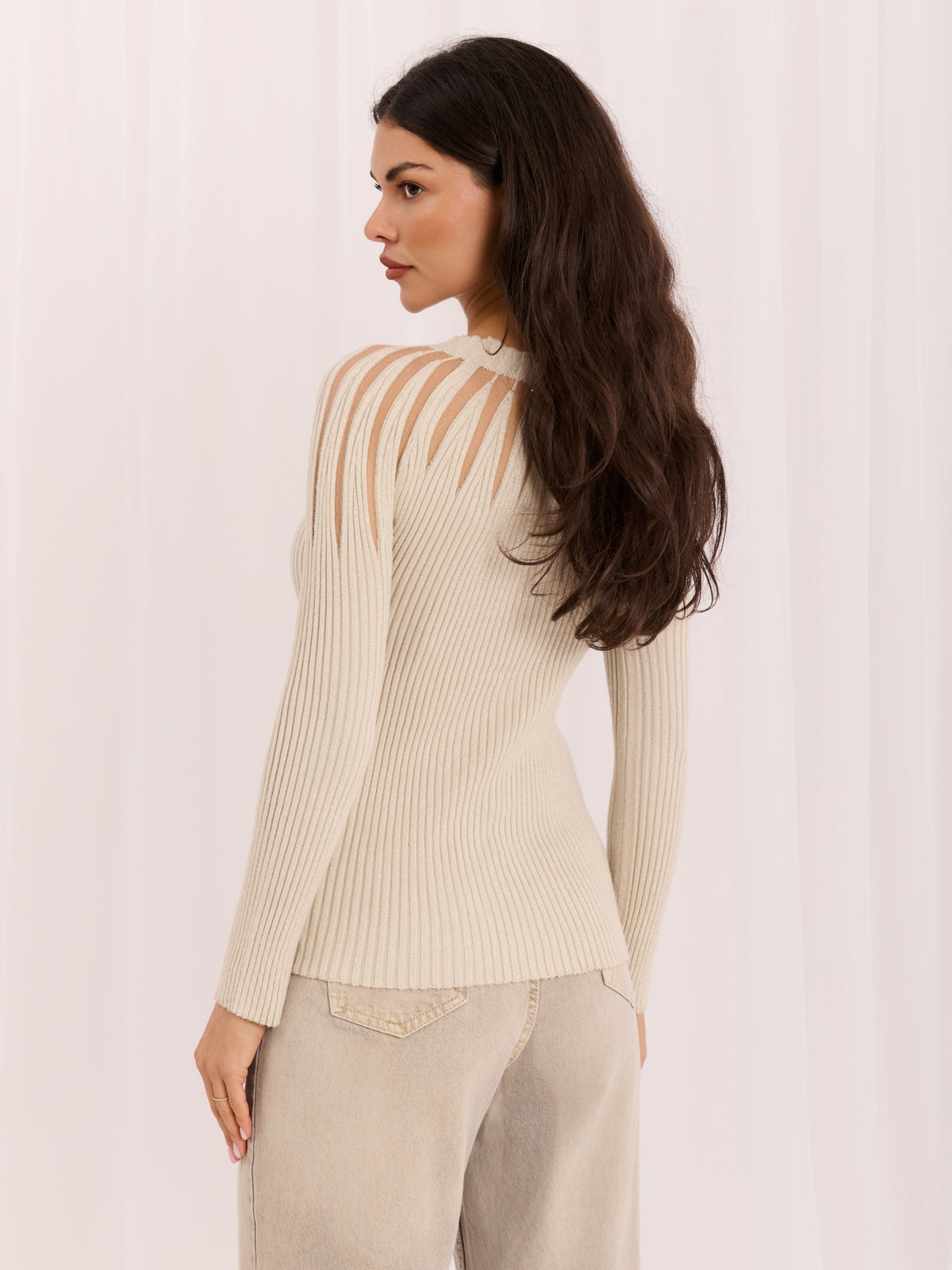 MELFIA® Pullover mit Netz-Einsätzen