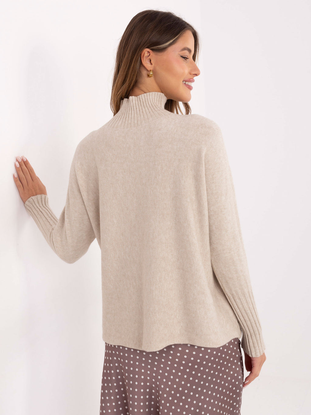 MELFIA  – Oversize-Rollkragenpullover