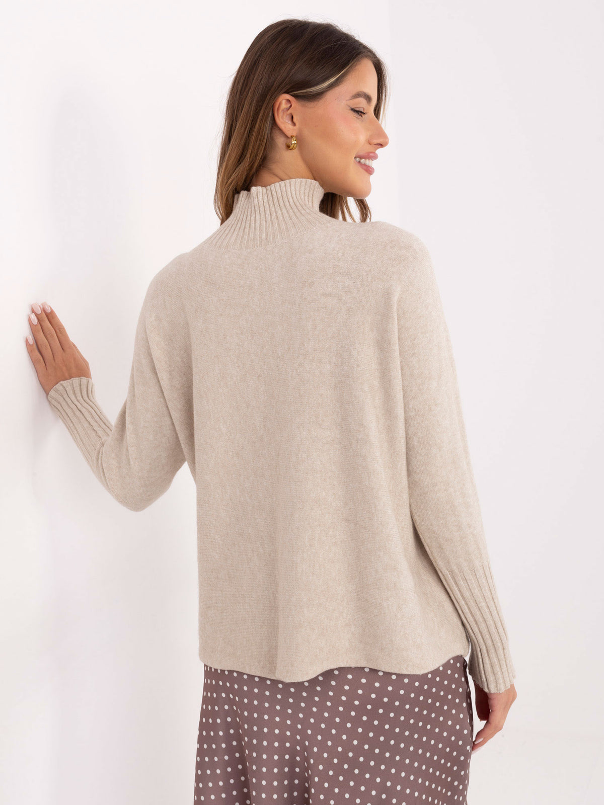 MELFIA  – Oversize-Rollkragenpullover