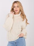 MELFIA – Damenpullover mit Rollkragen aus Mohair-Mix