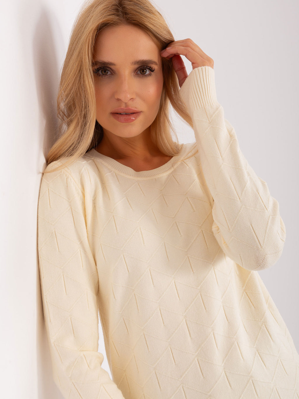MELFIA – Feinstrickpullover mit dezentem Muster