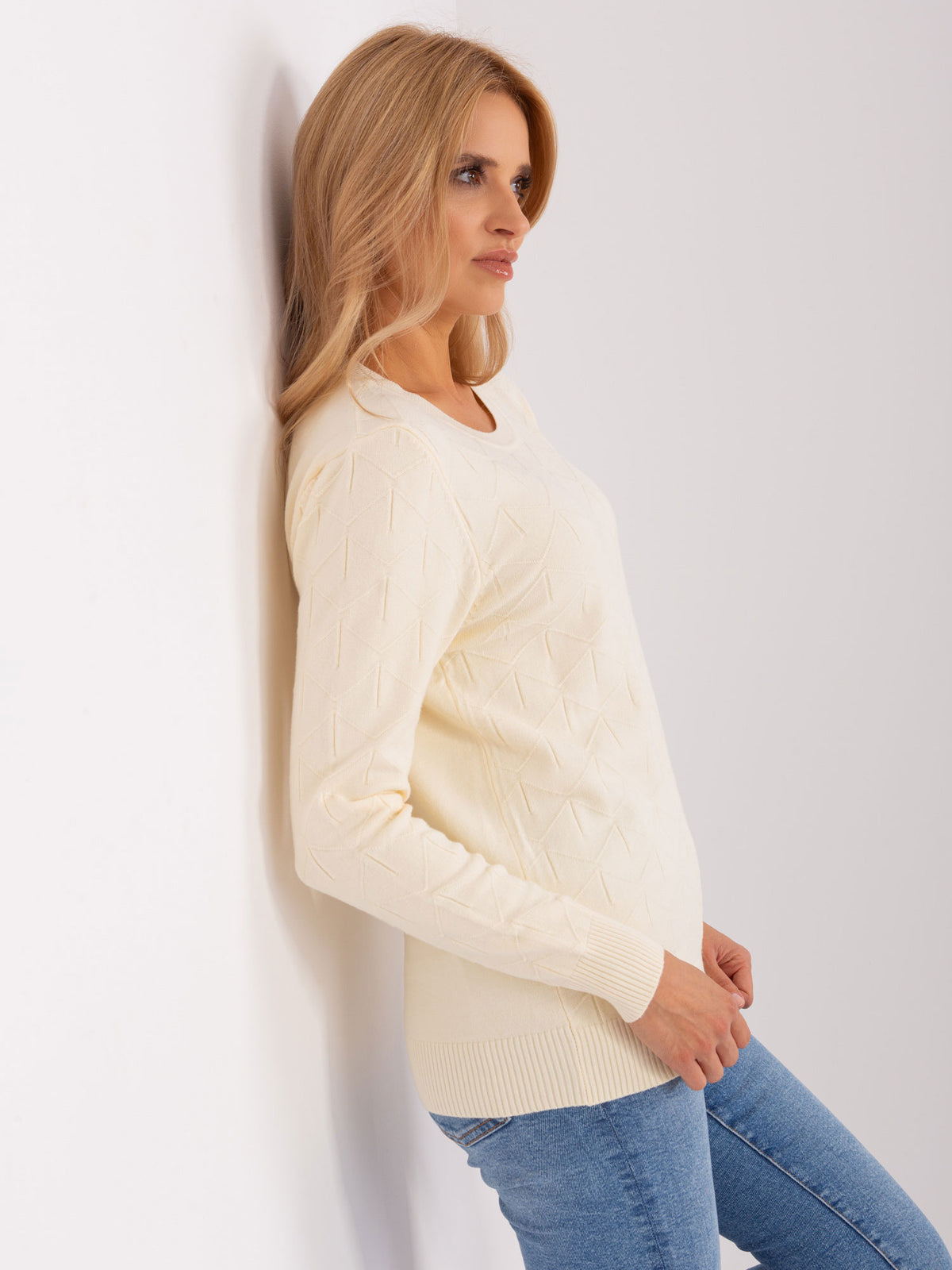 MELFIA – Feinstrickpullover mit dezentem Muster