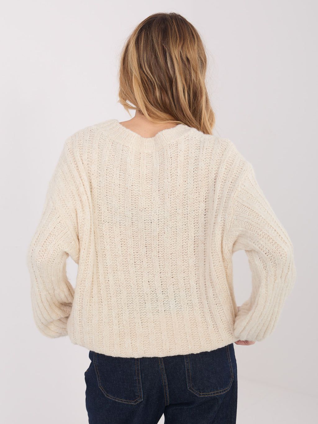 MELFIA  Oversize-Pullover mit Rundhalsausschnitt