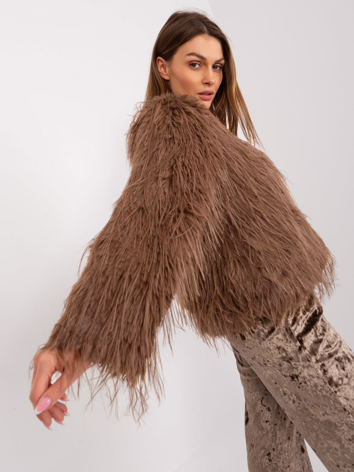 MELFIA NORA -Pelzjacke mit Futter
