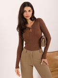 MELFIA® Pullover mit Dekolleté
