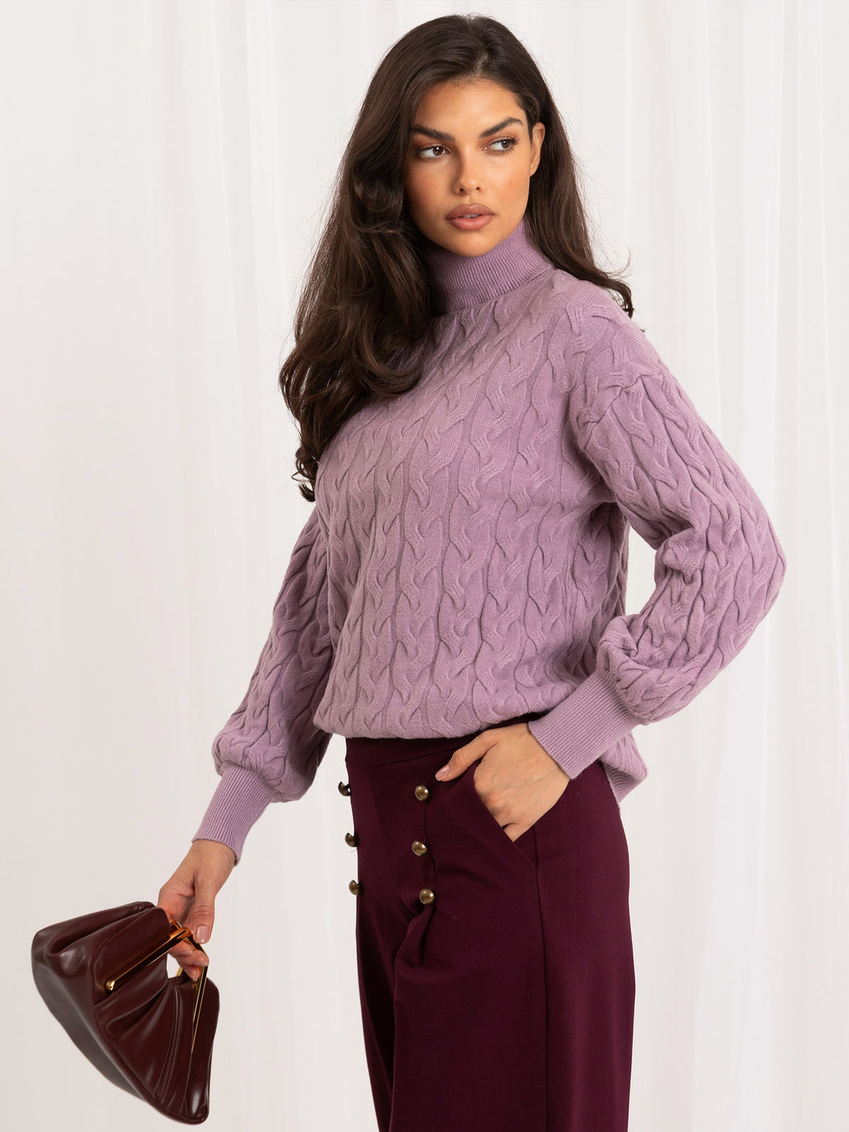 MELFIA – Pullover mit Zopfmuster
