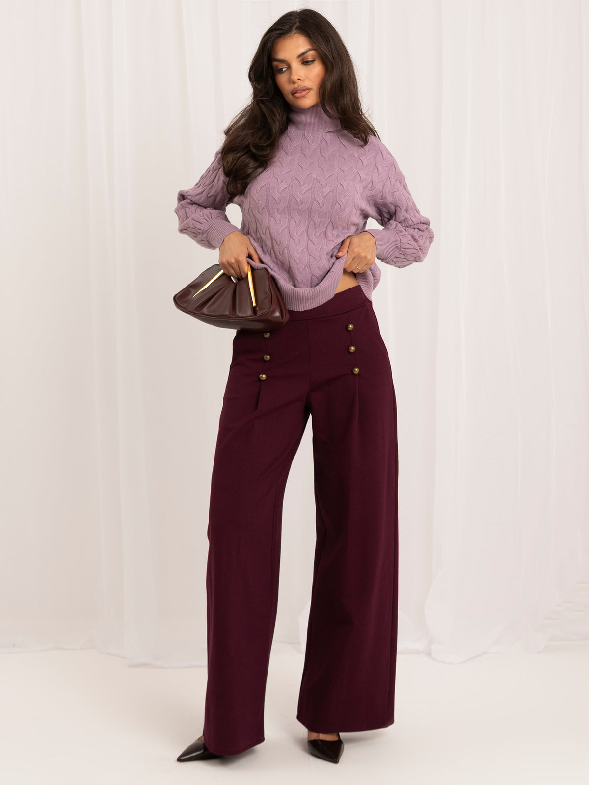 MELFIA – Pullover mit Zopfmuster