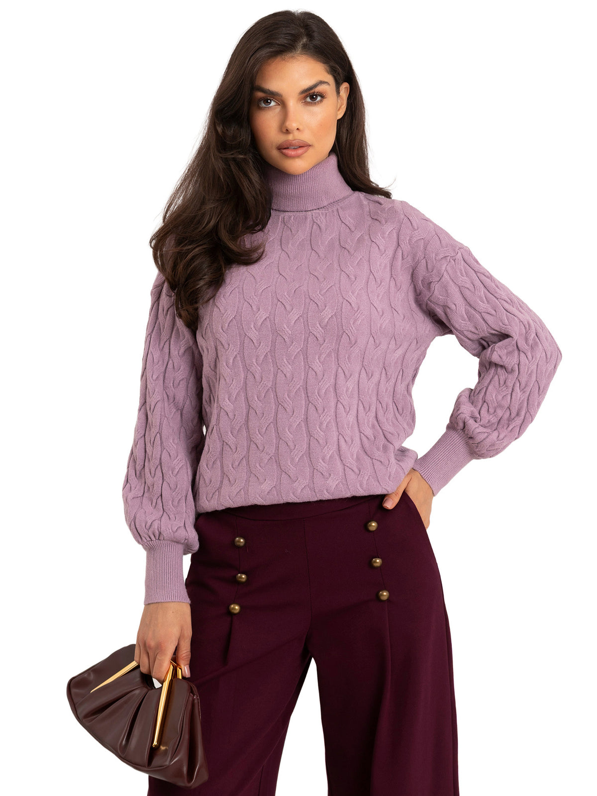 MELFIA – Pullover mit Zopfmuster
