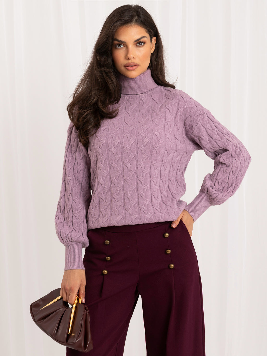 MELFIA – Pullover mit Zopfmuster