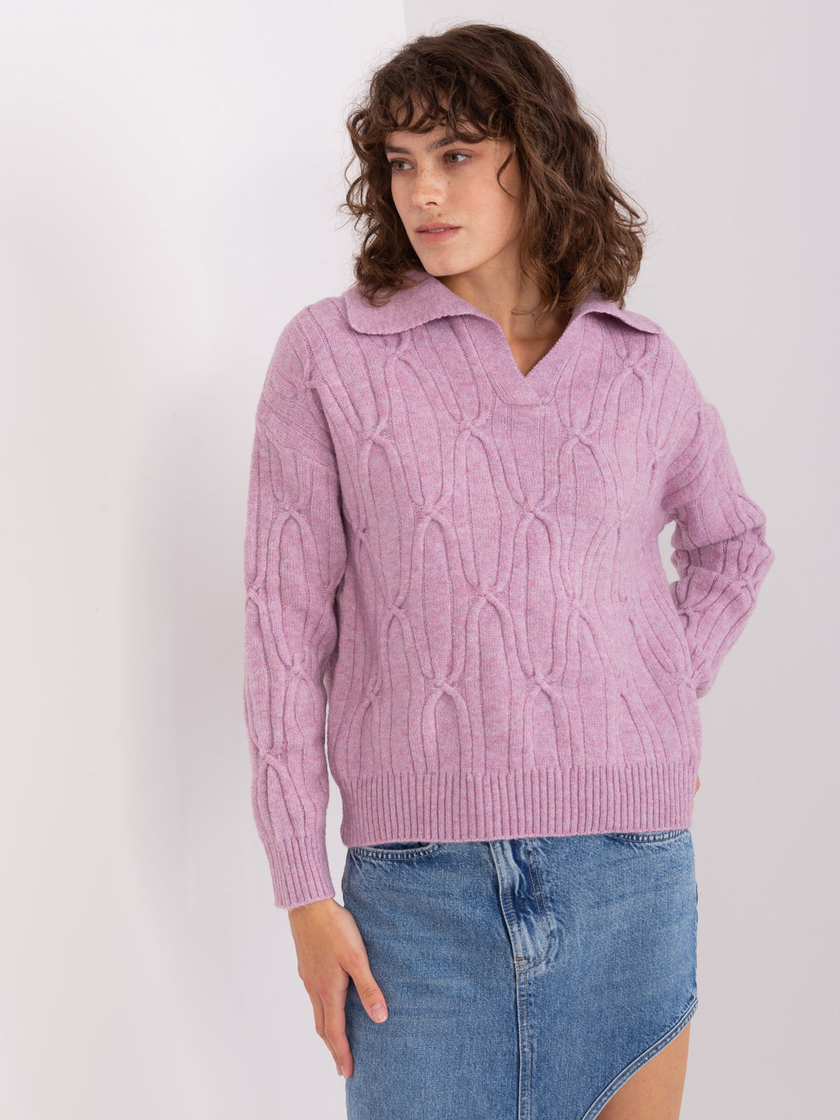 MELFIA – Lockerer Zopfstrickpullover