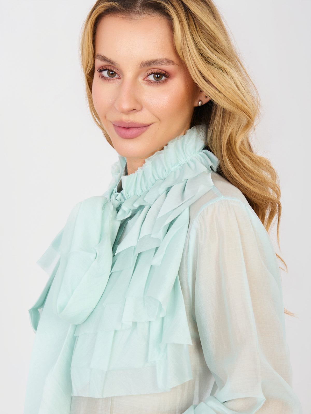 MELFIA Elegante Bluse mit Schleife