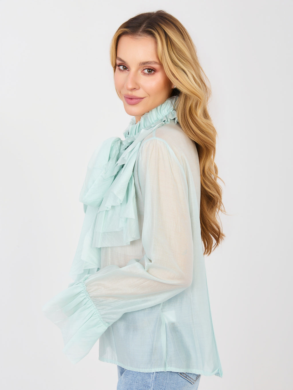 MELFIA Elegante Bluse mit Schleife