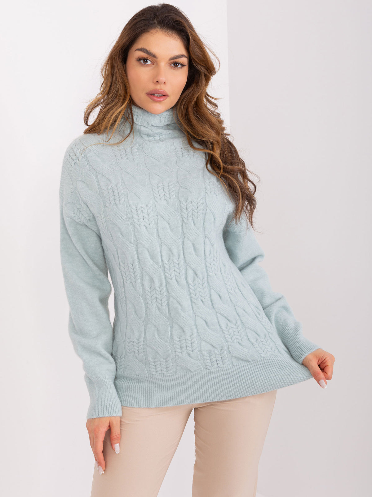 MELFIA  – Pullover mit Zopfmuster