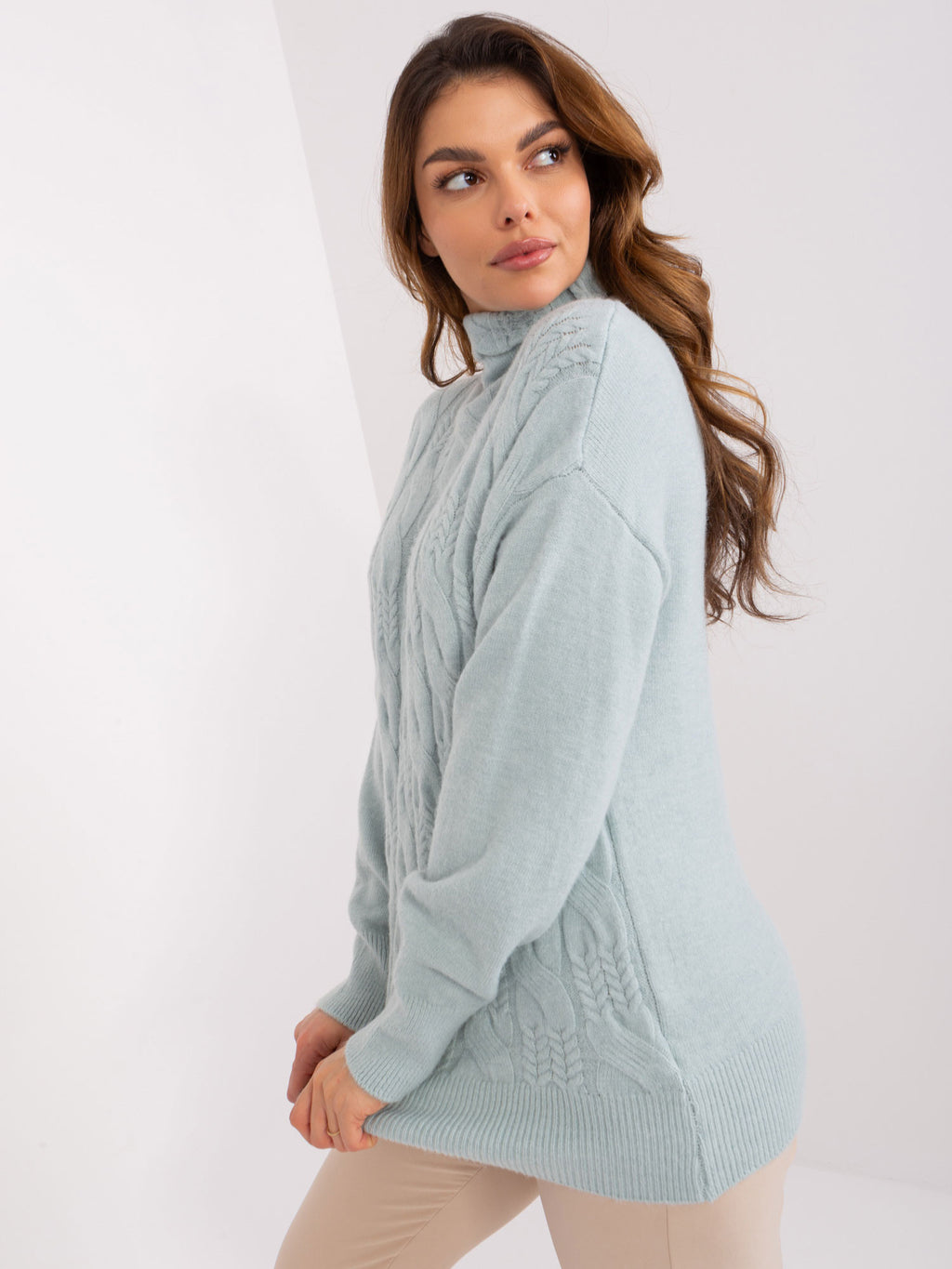 MELFIA  – Pullover mit Zopfmuster