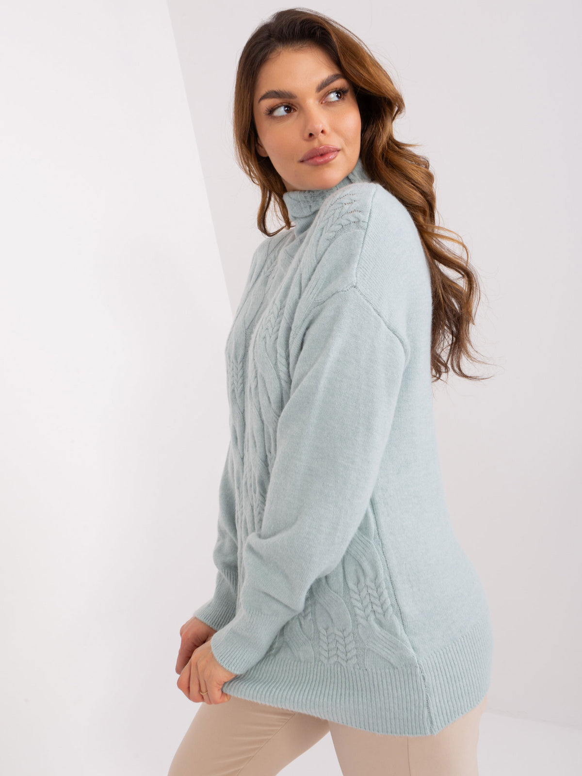 MELFIA  – Pullover mit Zopfmuster
