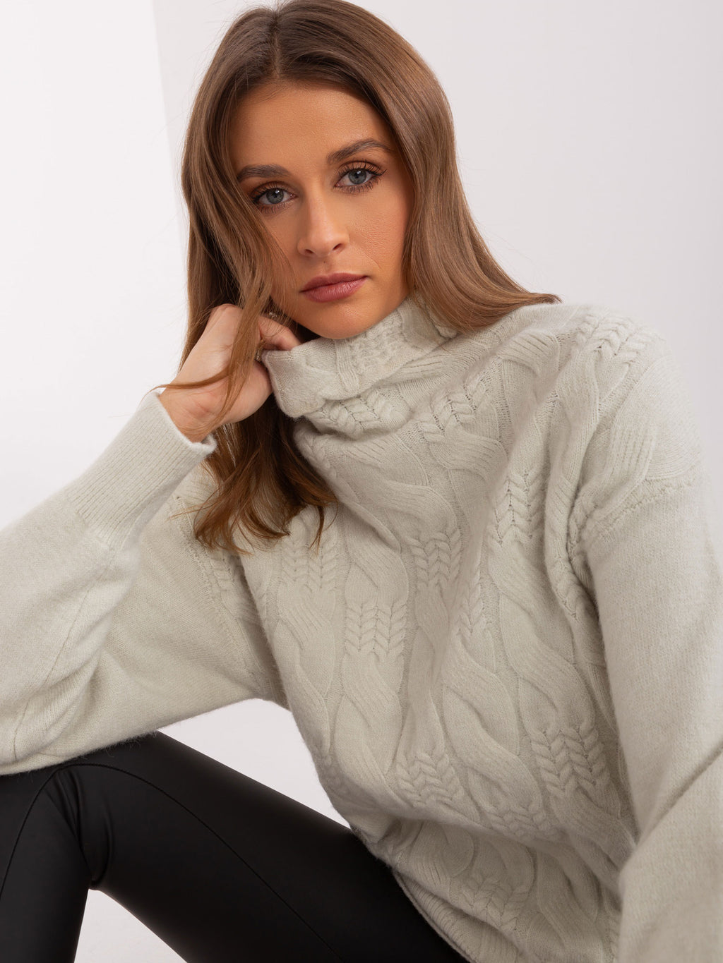 MELFIA  – Pullover mit Zopfmuster