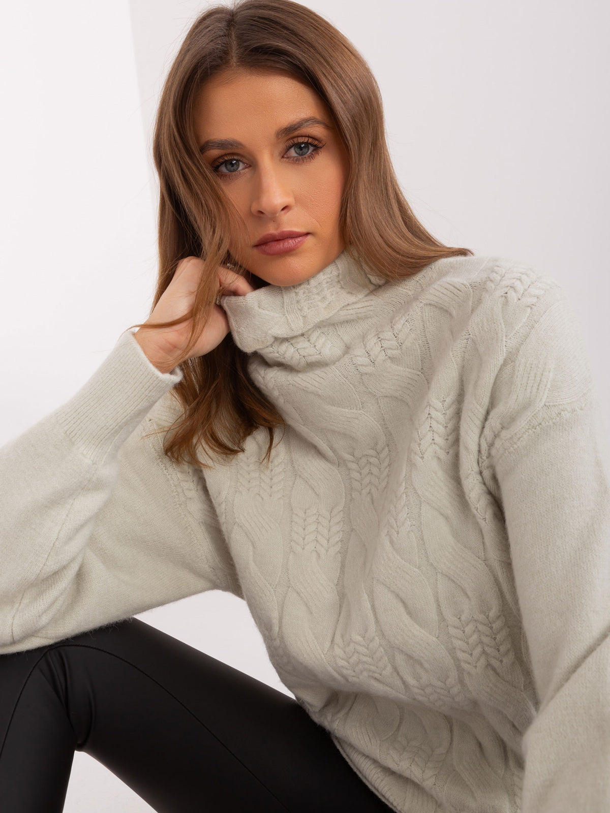 MELFIA  – Pullover mit Zopfmuster
