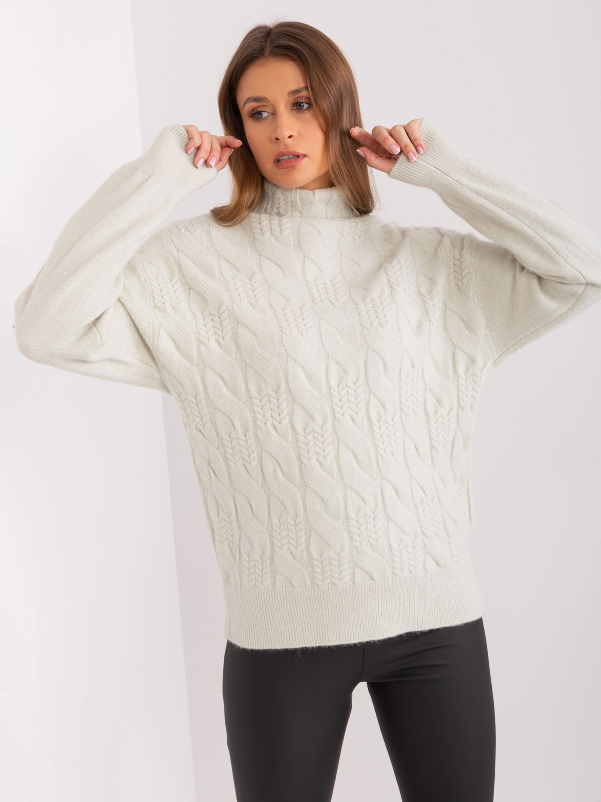 MELFIA  – Pullover mit Zopfmuster