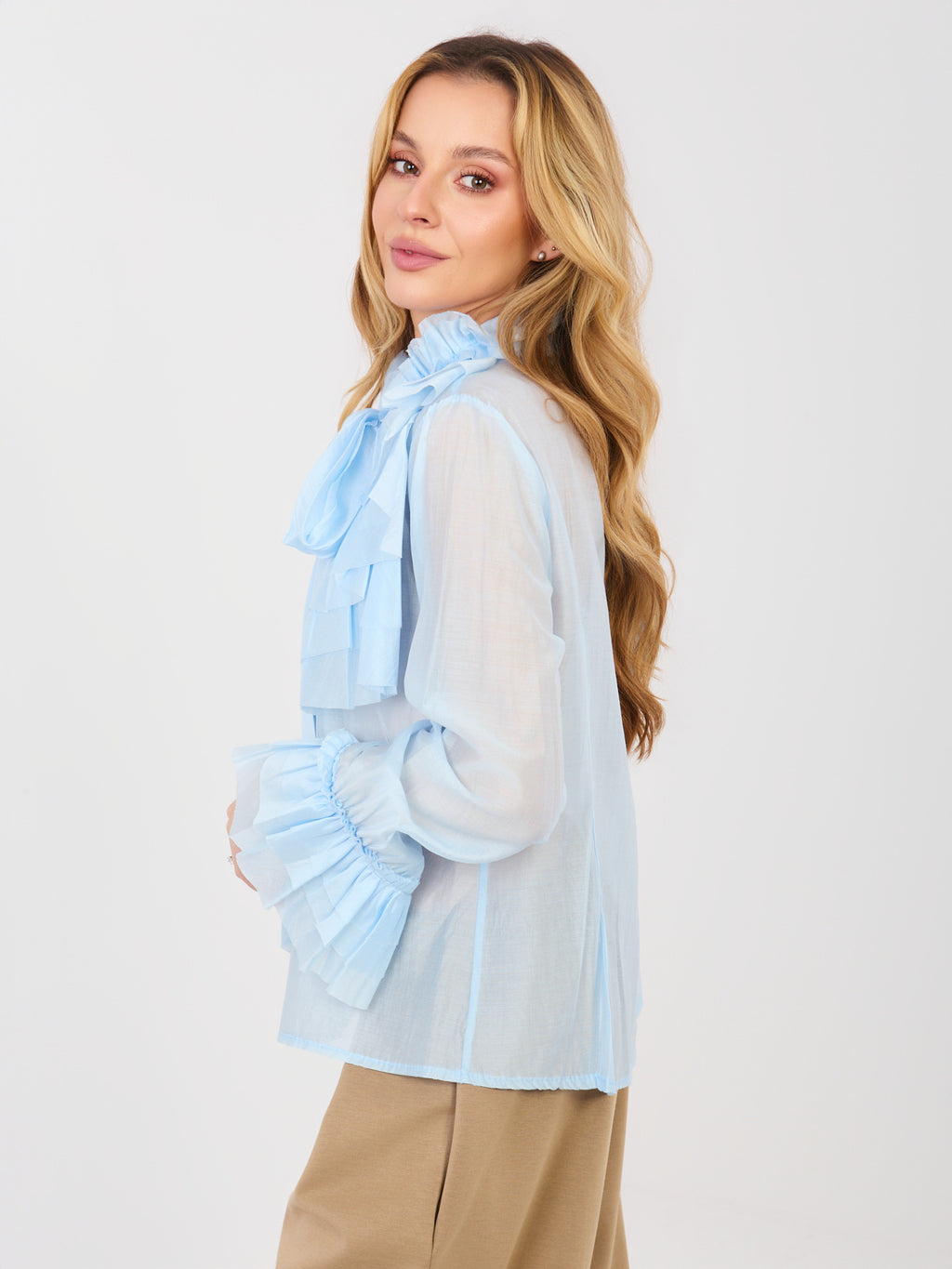 MELFIA Elegante Bluse mit Schleife