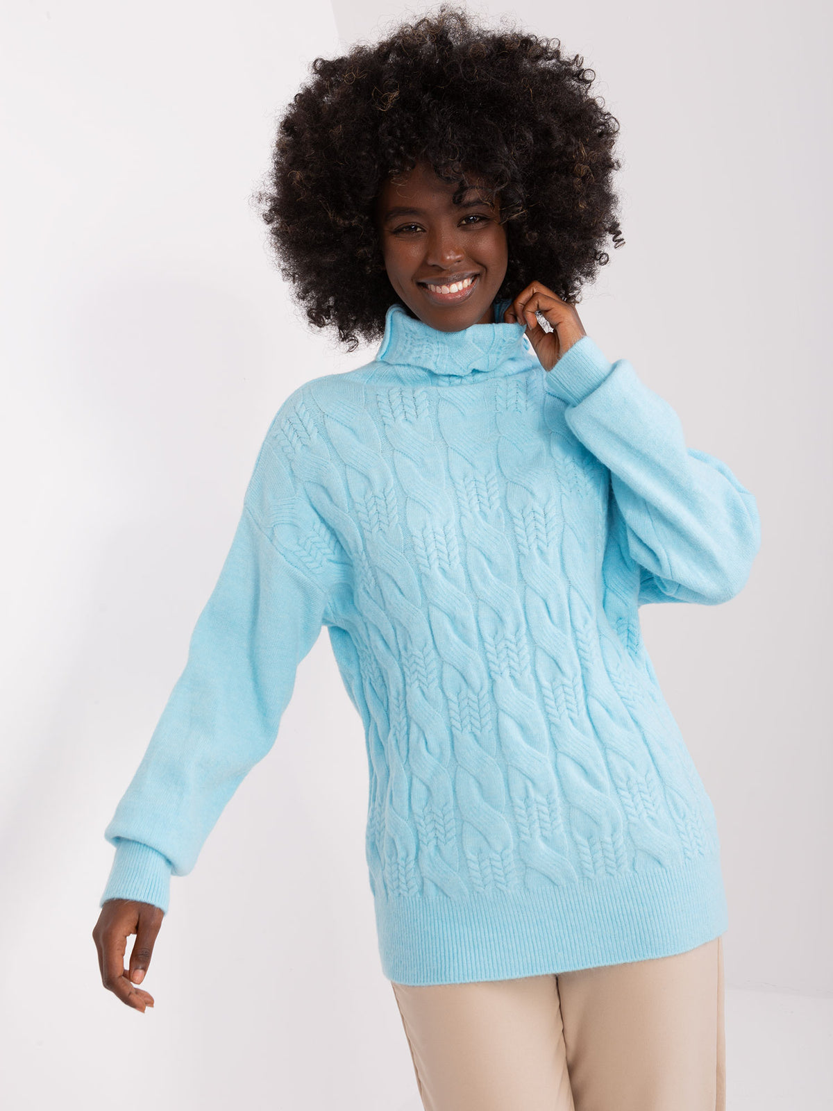 MELFIA  – Pullover mit Zopfmuster