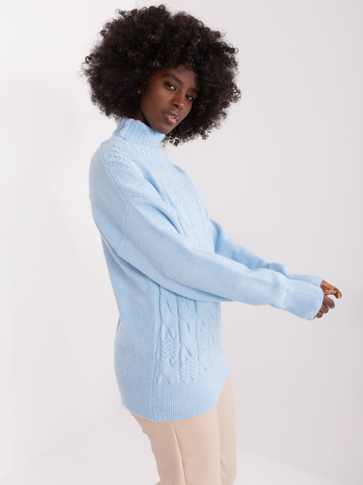 MELFIA  – Pullover mit Zopfmuster