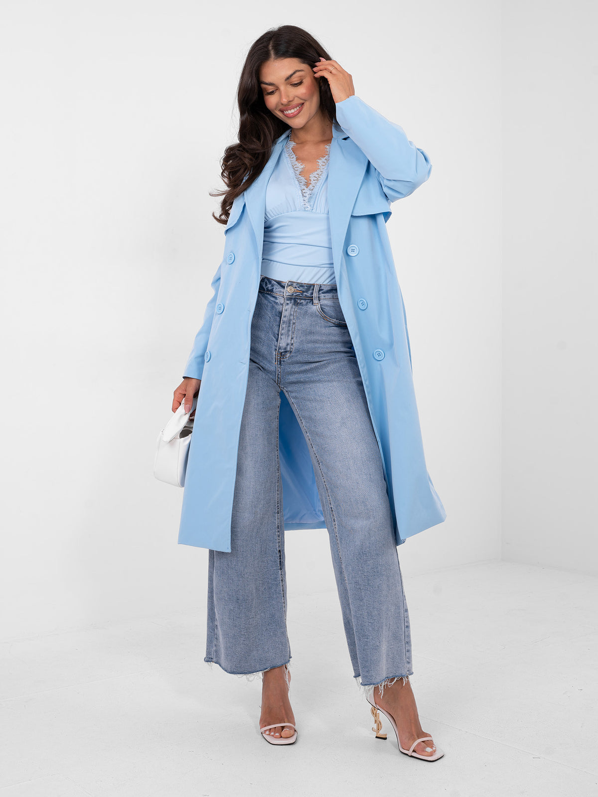 MELFIA – Damen-Trenchcoat mit Futter
