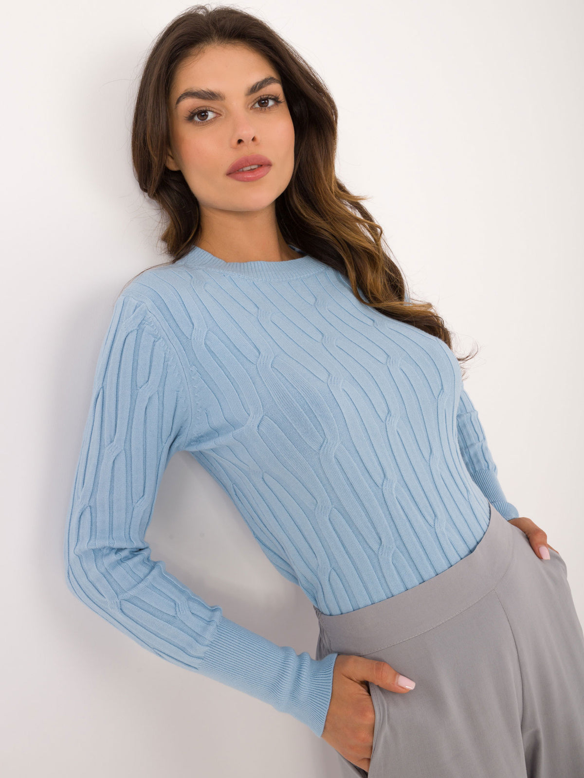 MELFIA – Strukturierter Pullover mit Muster