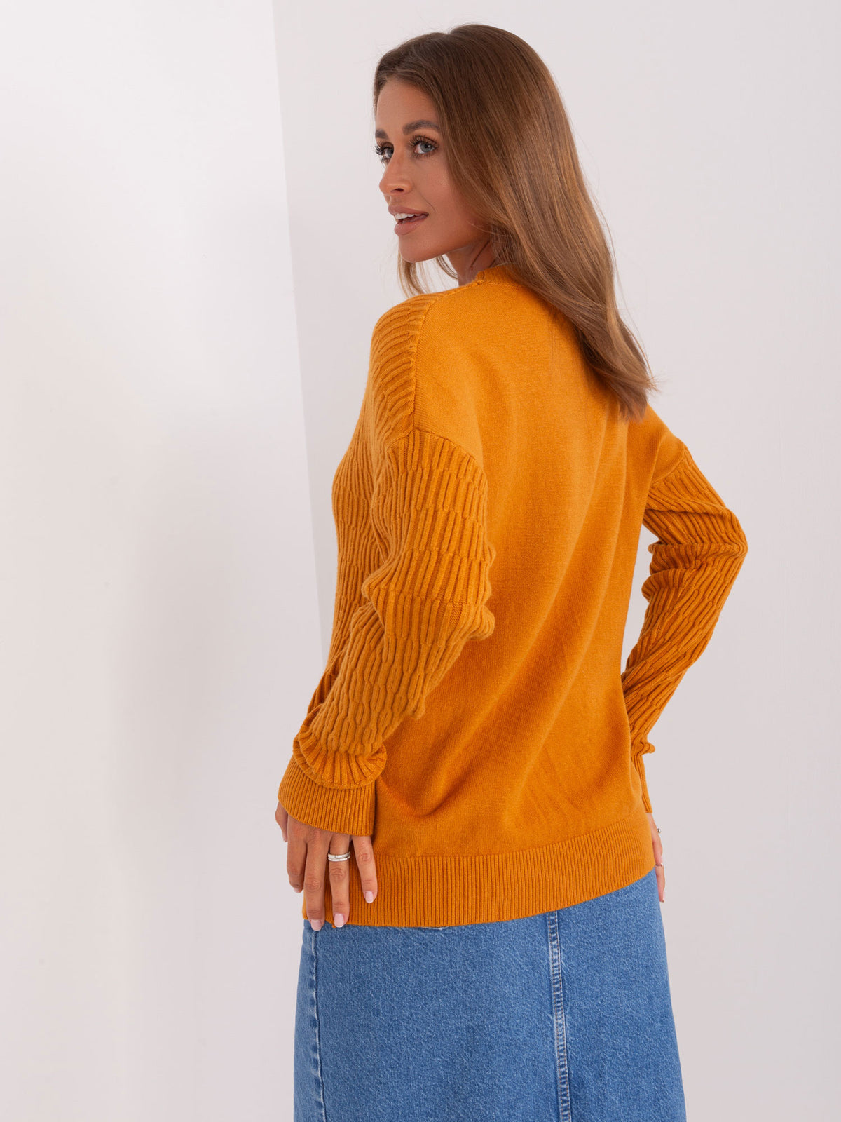 MELFIA – Klassischer Strickpullover mit Muster