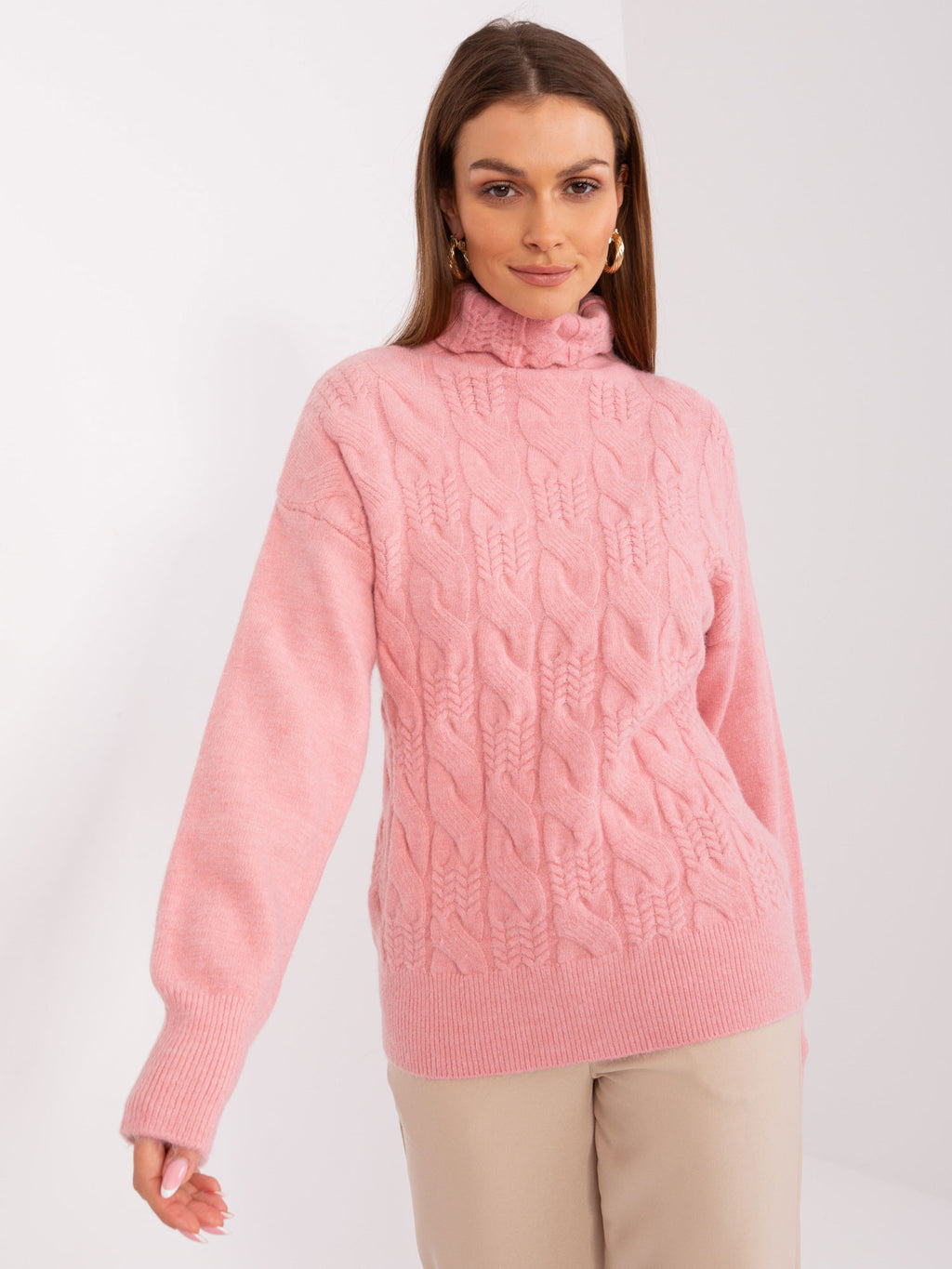 MELFIA  – Pullover mit Zopfmuster