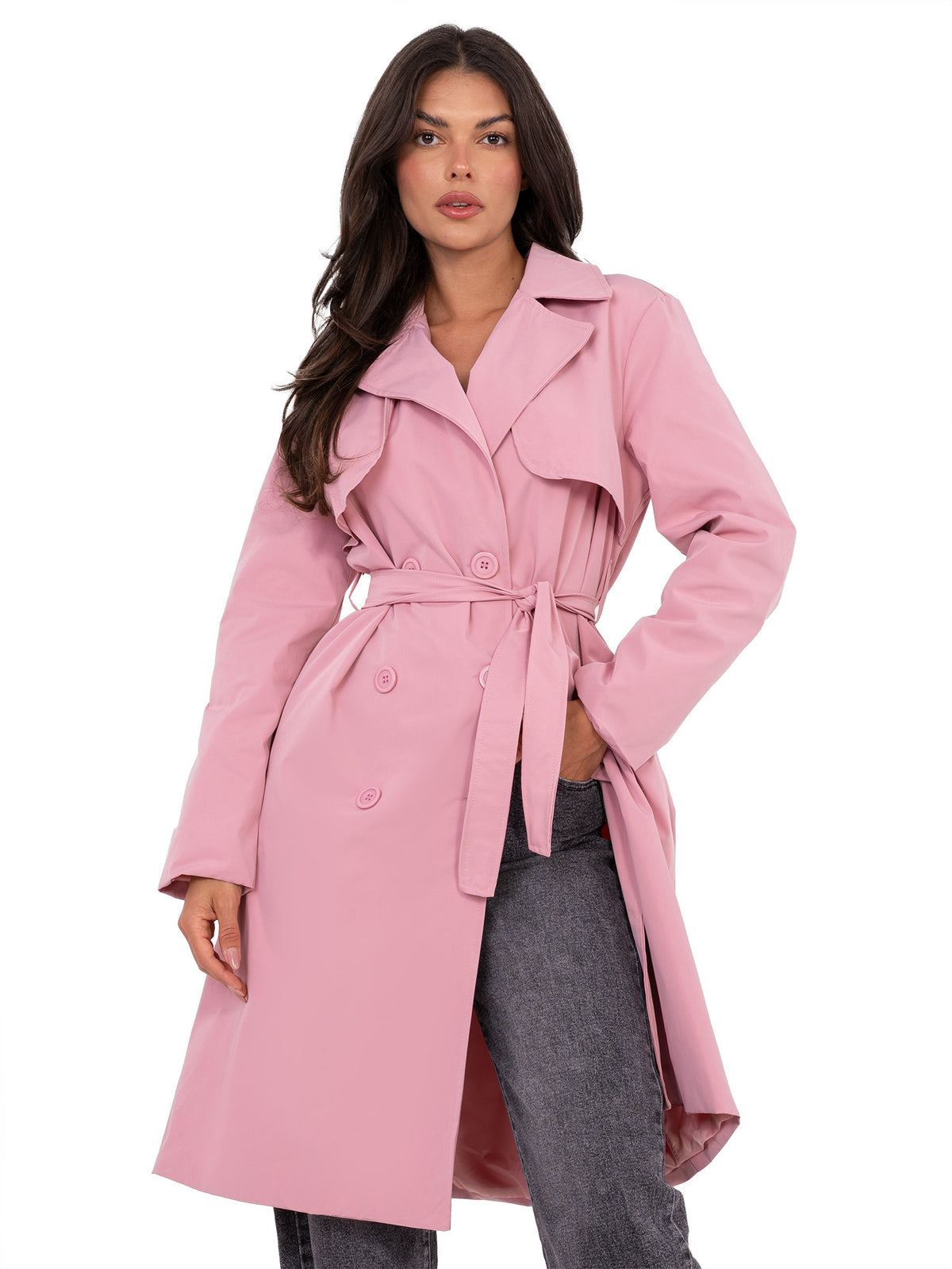 MELFIA – Damen-Trenchcoat mit Futter
