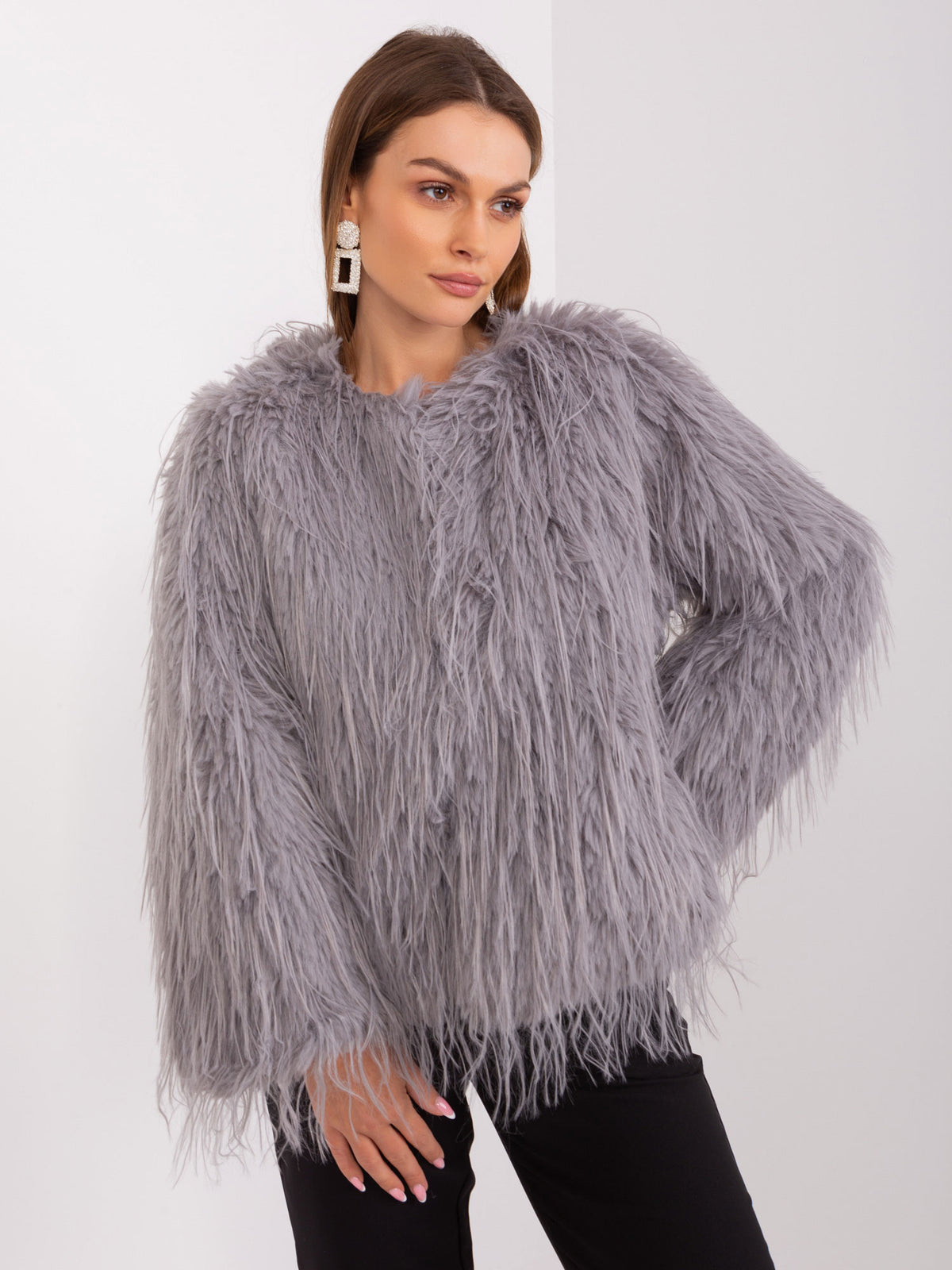 MELFIA NORA -Pelzjacke mit Futter