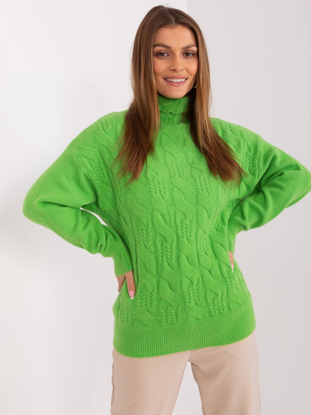 MELFIA  – Pullover mit Zopfmuster