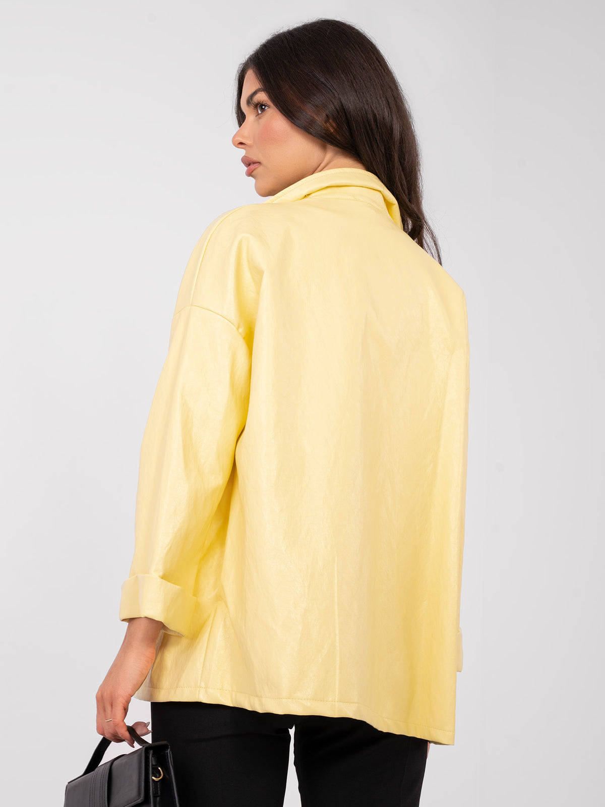 MELFIA   Oversize-Jacke aus Kunstleder