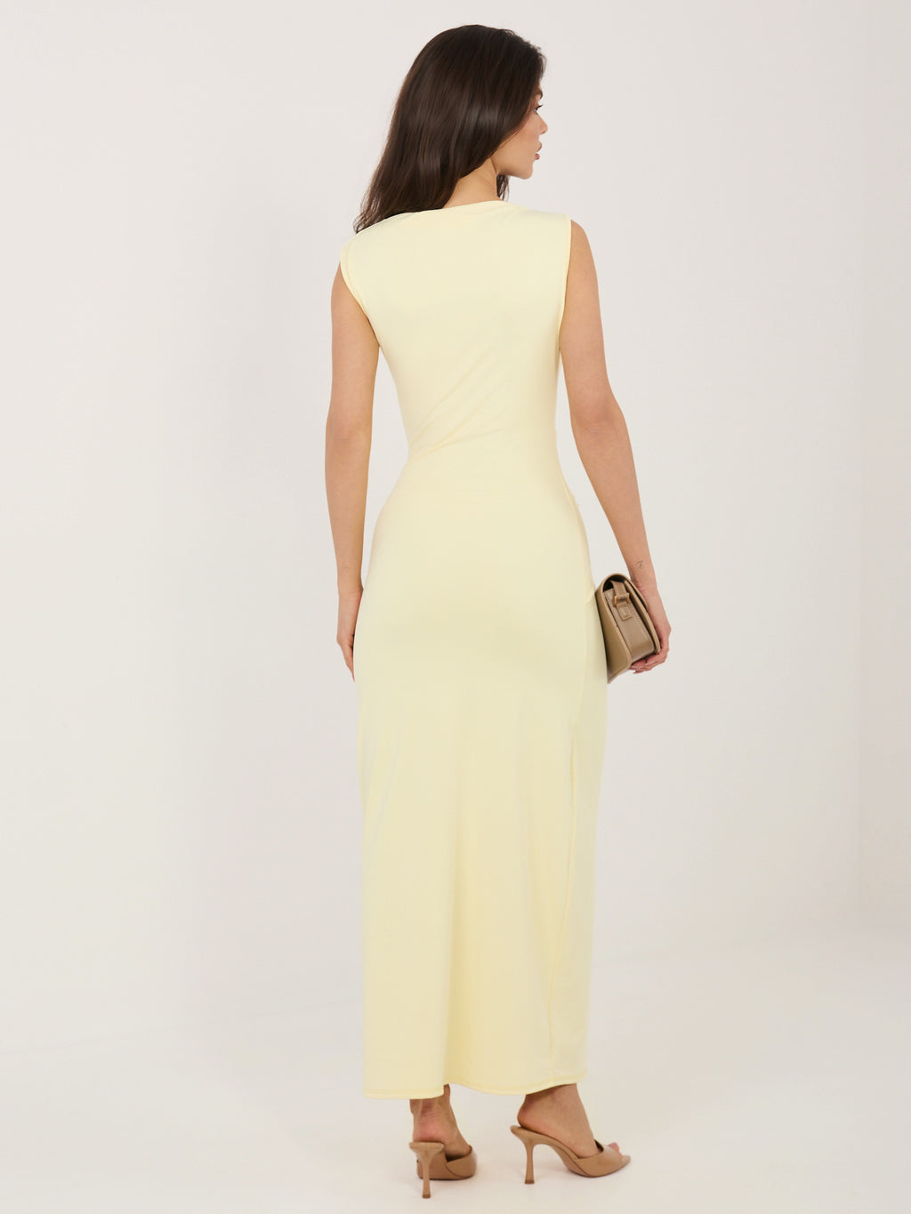 MELFIA Slit Evening Dress