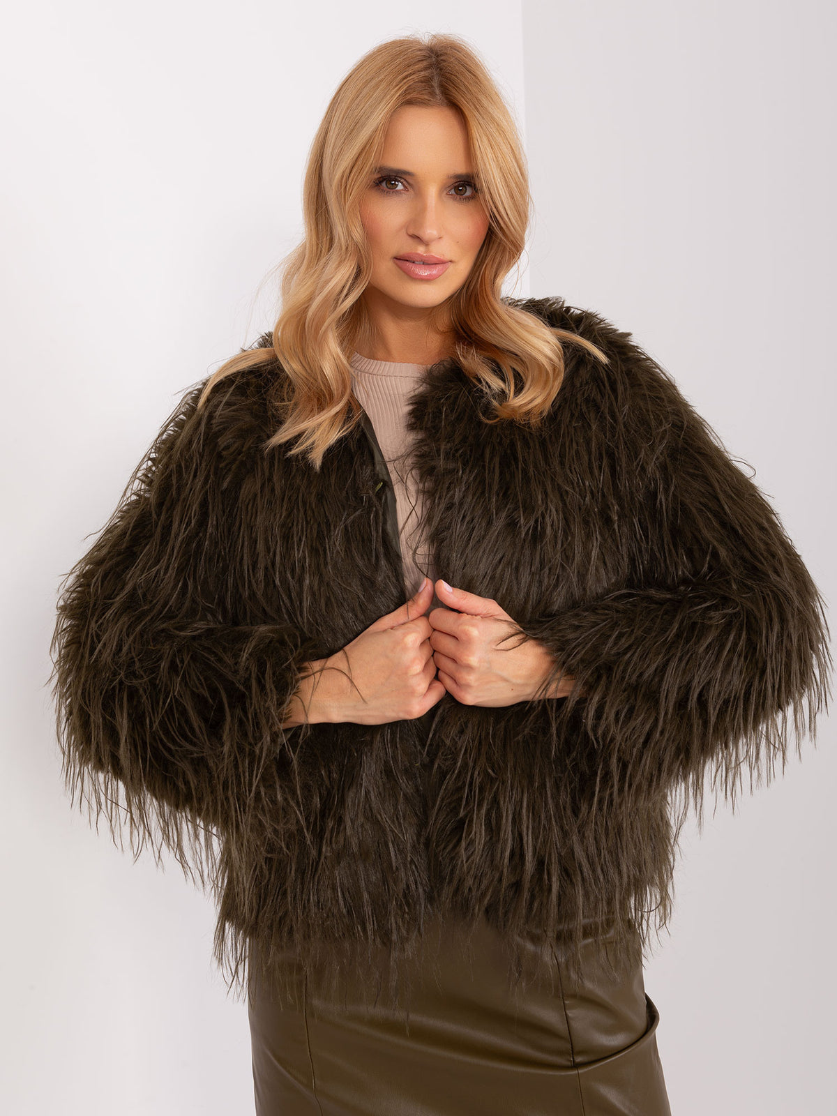 MELFIA NORA -Pelzjacke mit Futter