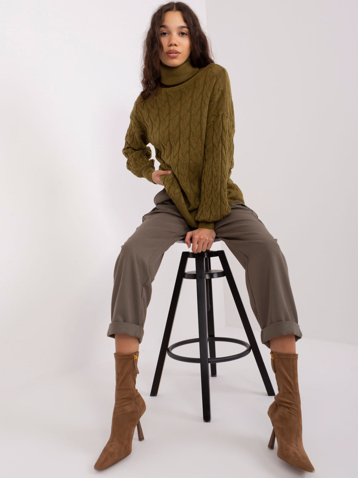 MELFIA – Pullover mit Zopfmuster