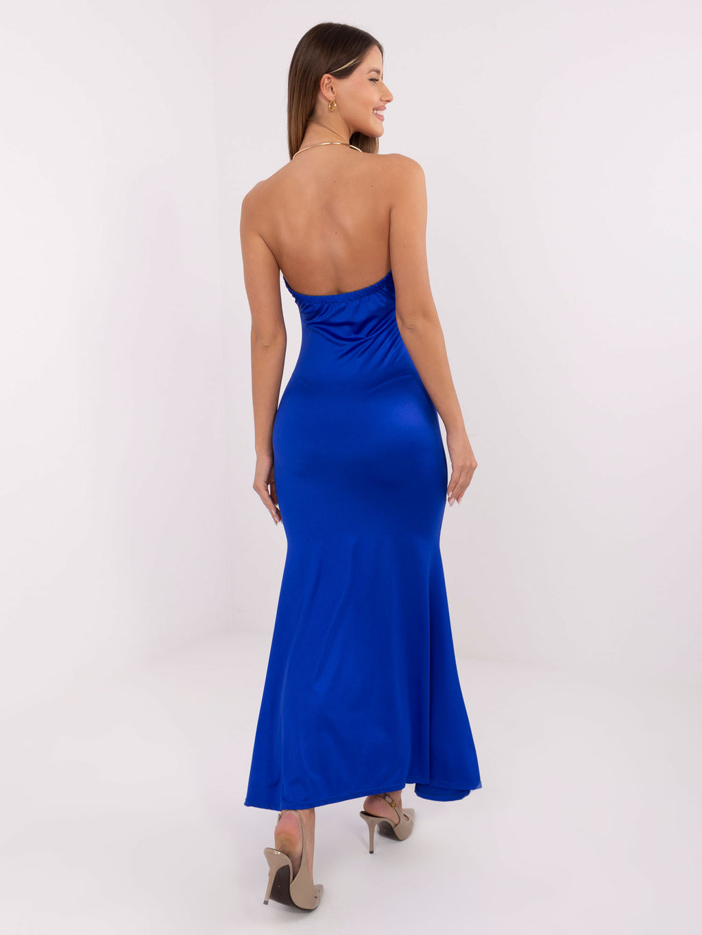 MELFIA Open Back Maxi Evening Dress