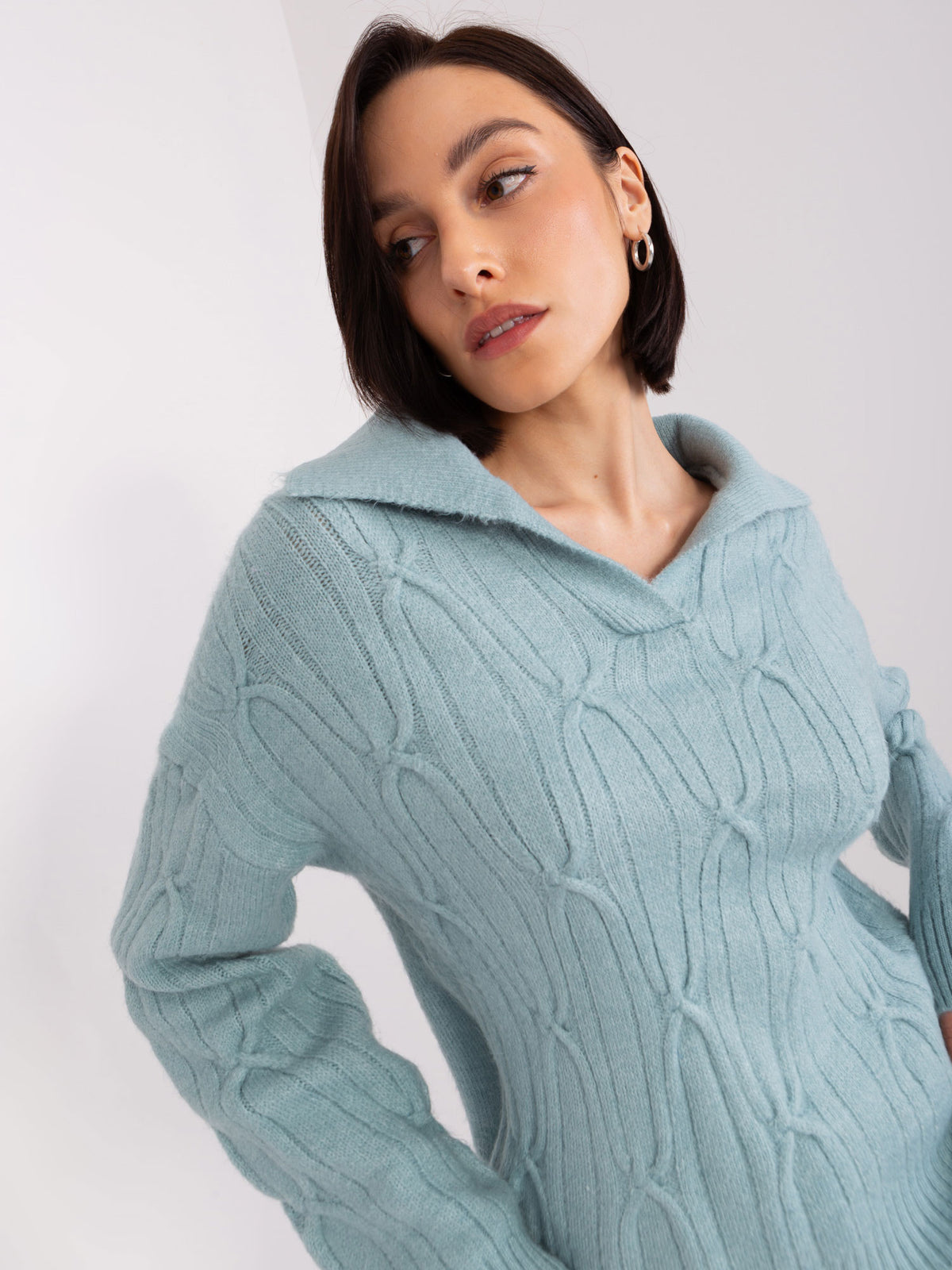 MELFIA – Lockerer Zopfstrickpullover