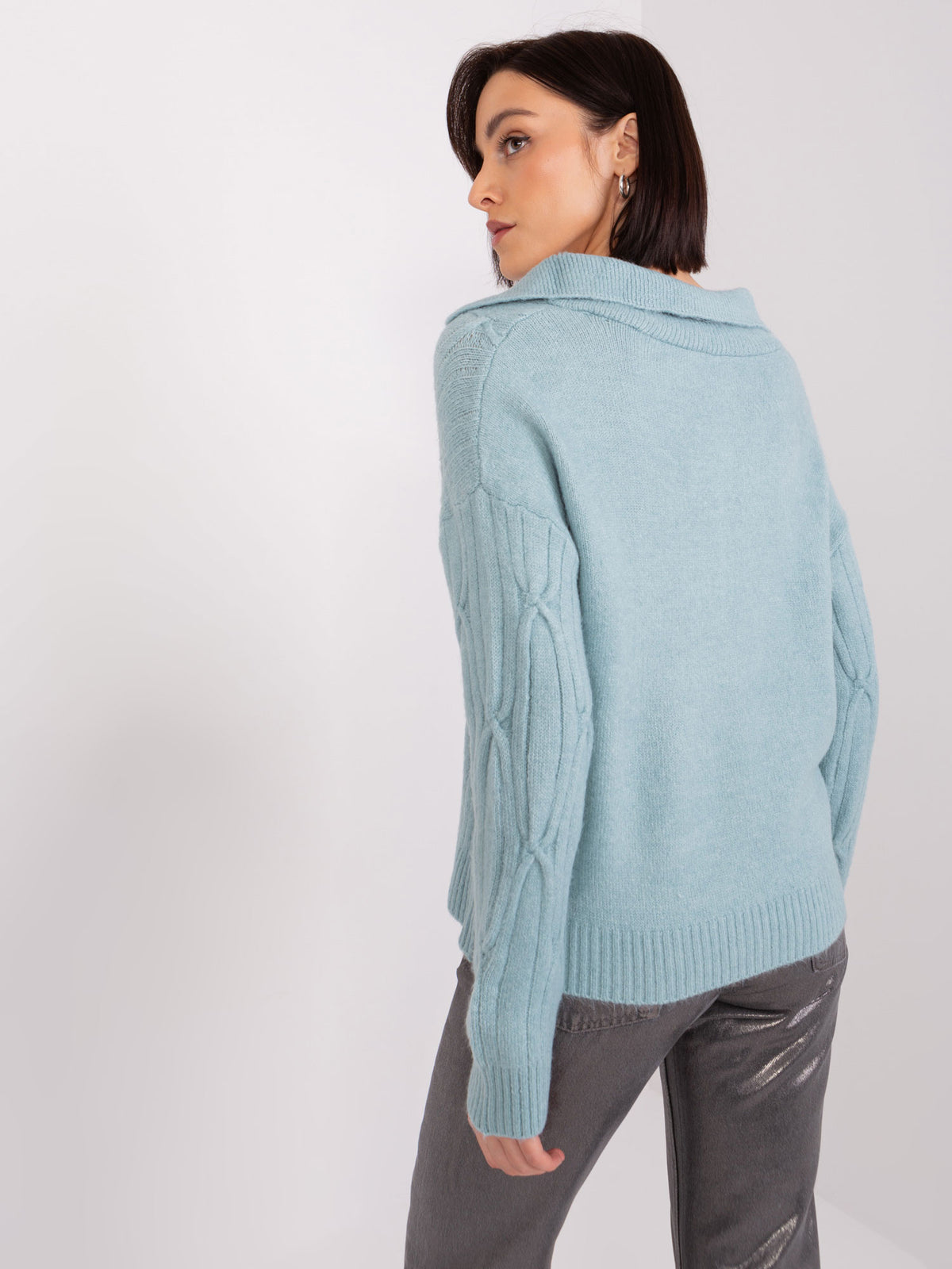 MELFIA – Lockerer Zopfstrickpullover