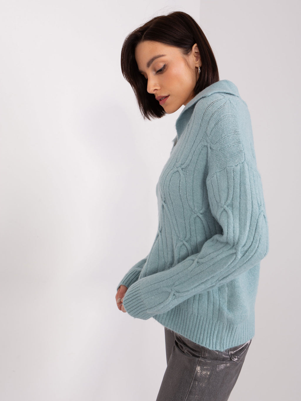 MELFIA – Lockerer Zopfstrickpullover