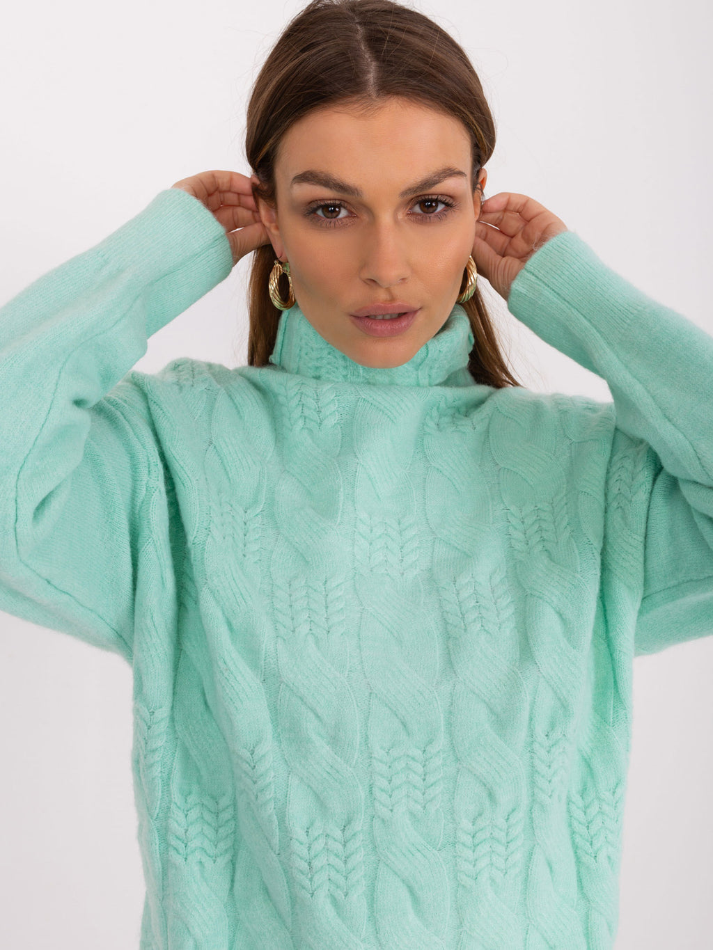 MELFIA  – Pullover mit Zopfmuster