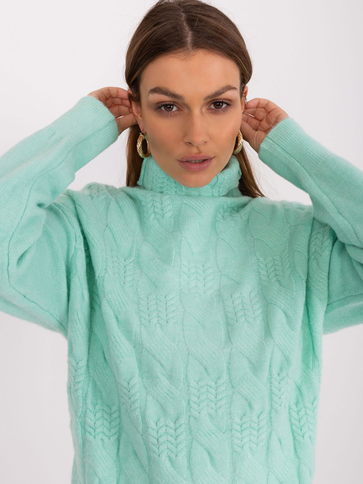 MELFIA  – Pullover mit Zopfmuster