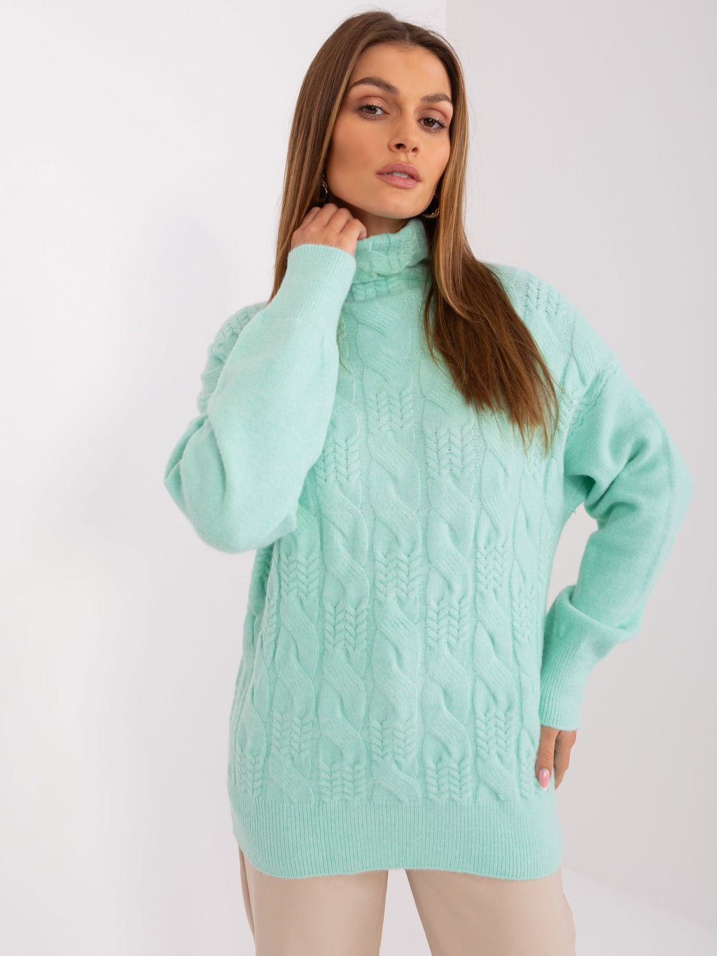 MELFIA  – Pullover mit Zopfmuster