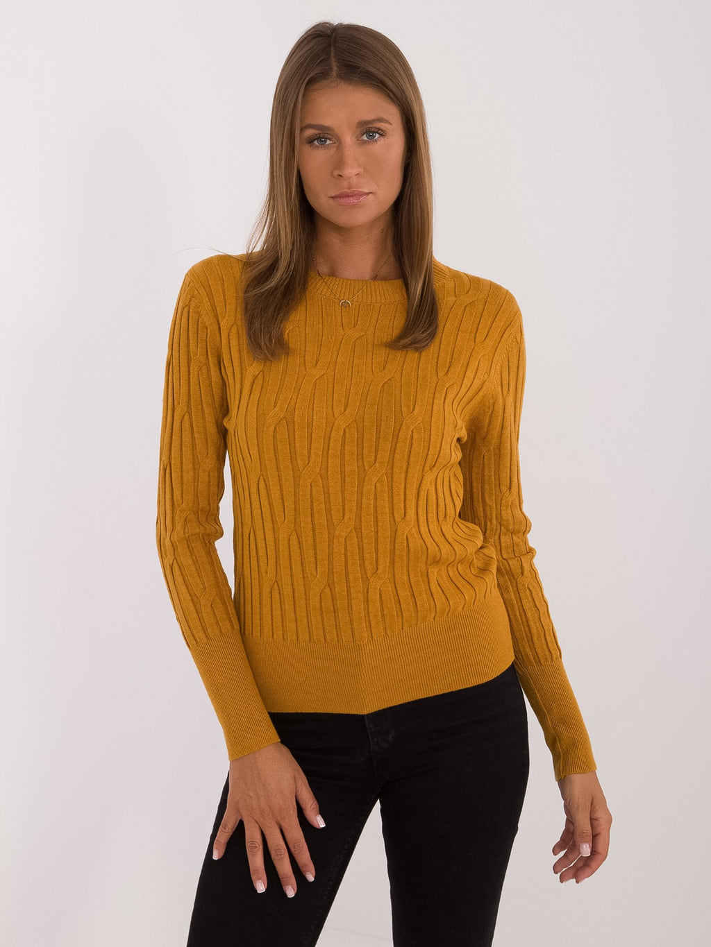 MELFIA – Strukturierter Pullover mit Muster