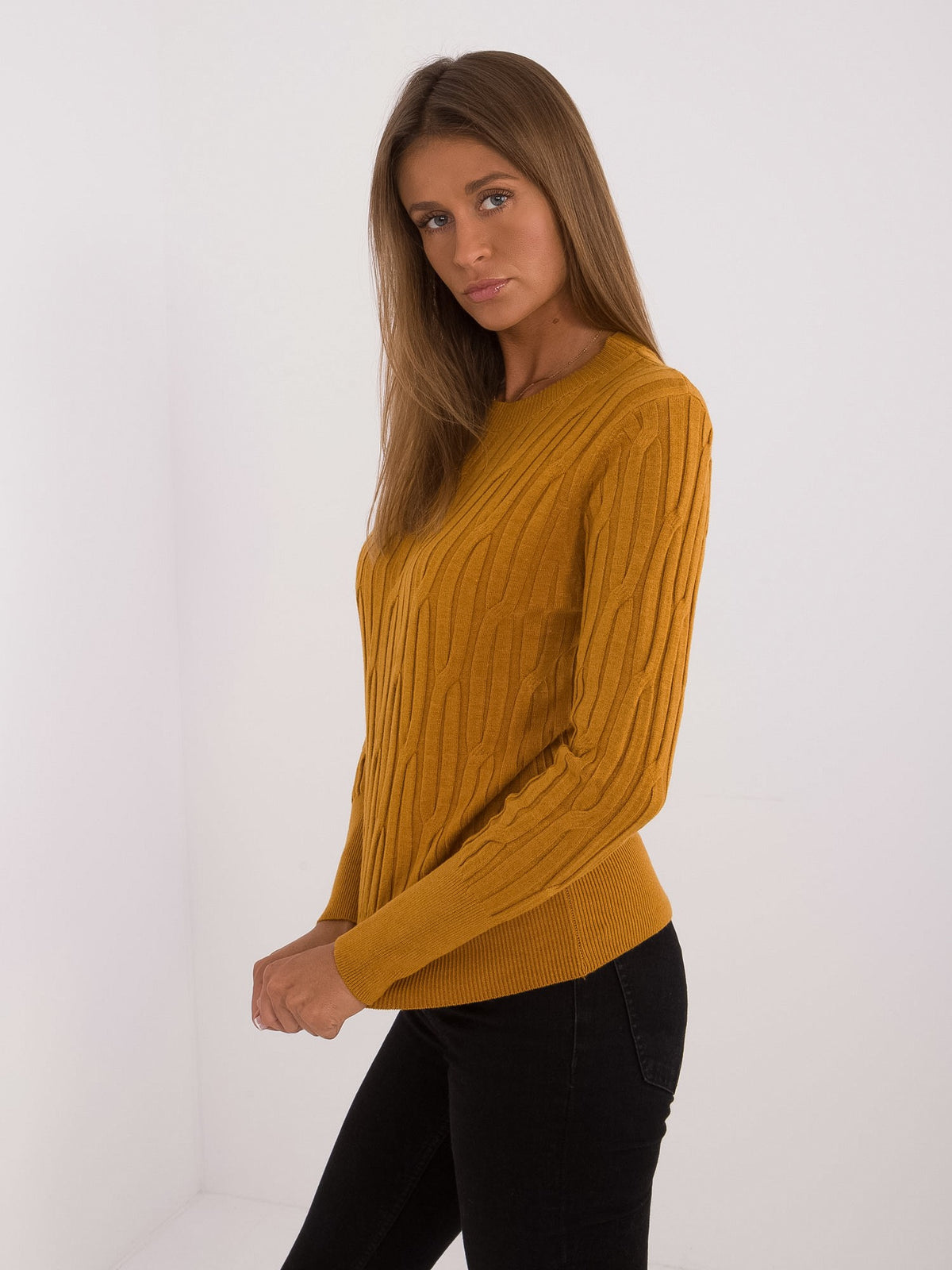 MELFIA – Strukturierter Pullover mit Muster