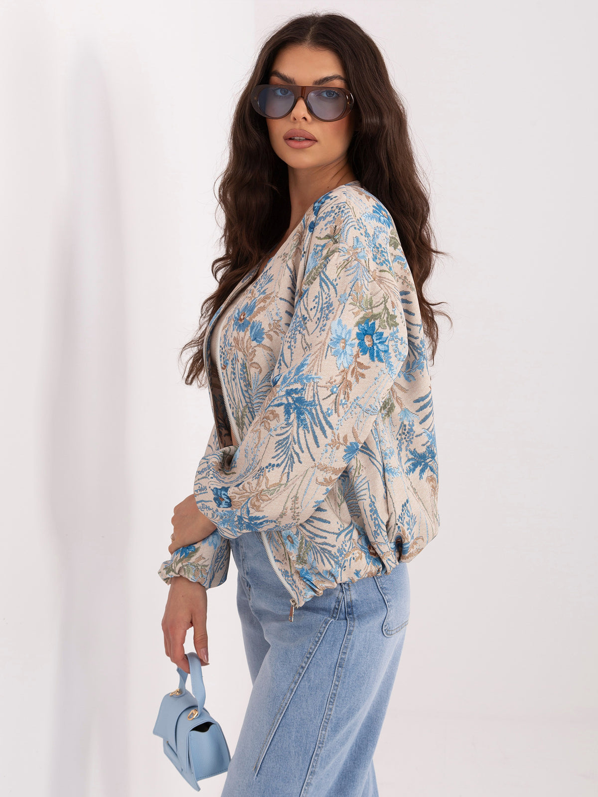 MELFIA Floral Bomber Jacket