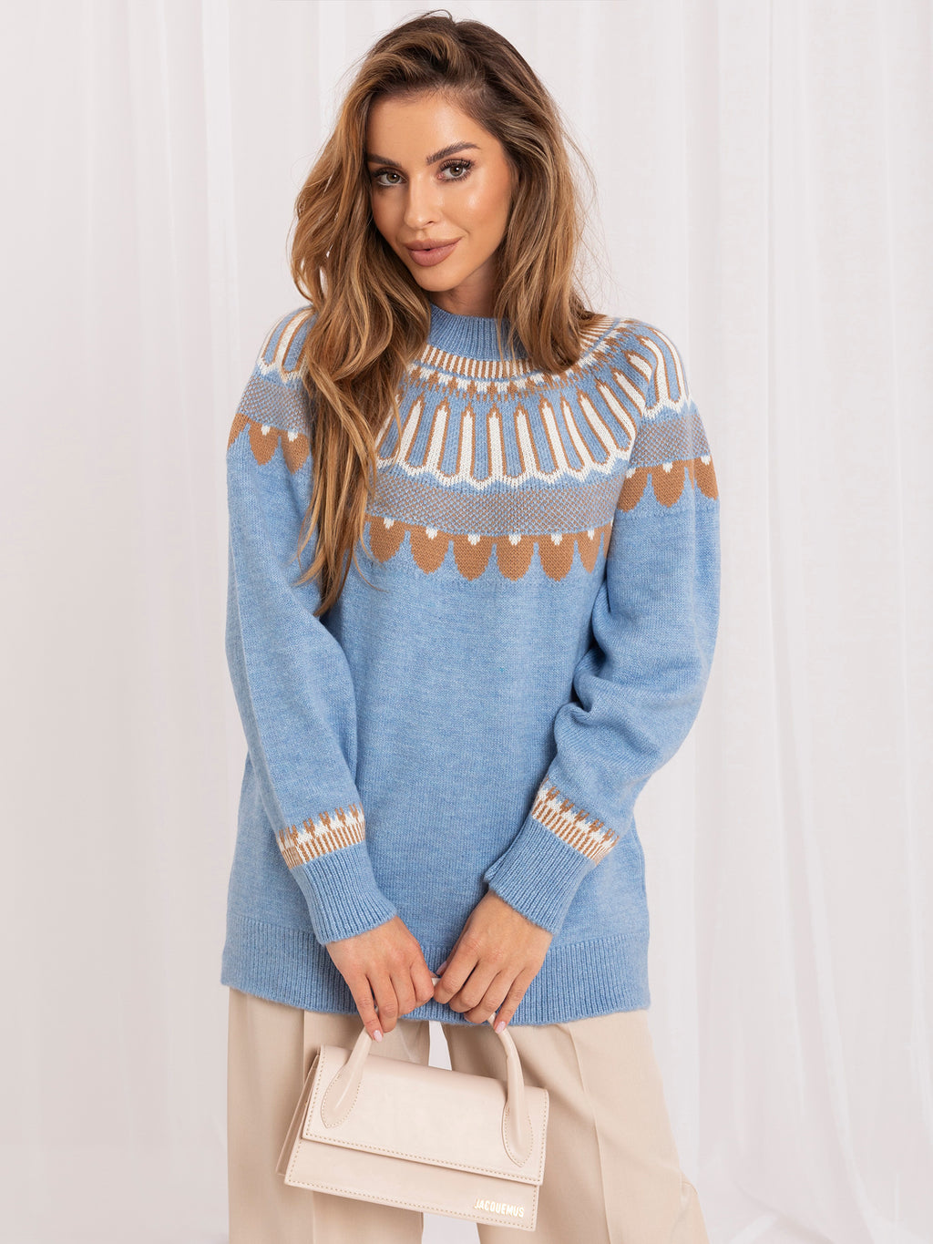 MELFIA – Klassischer Pullover mit elegantem Muster