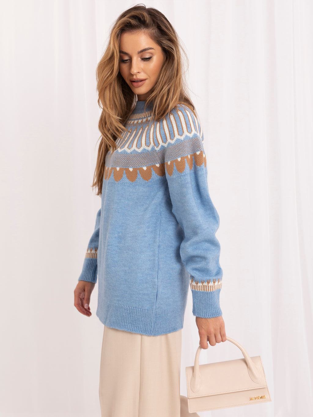MELFIA – Klassischer Pullover mit elegantem Muster