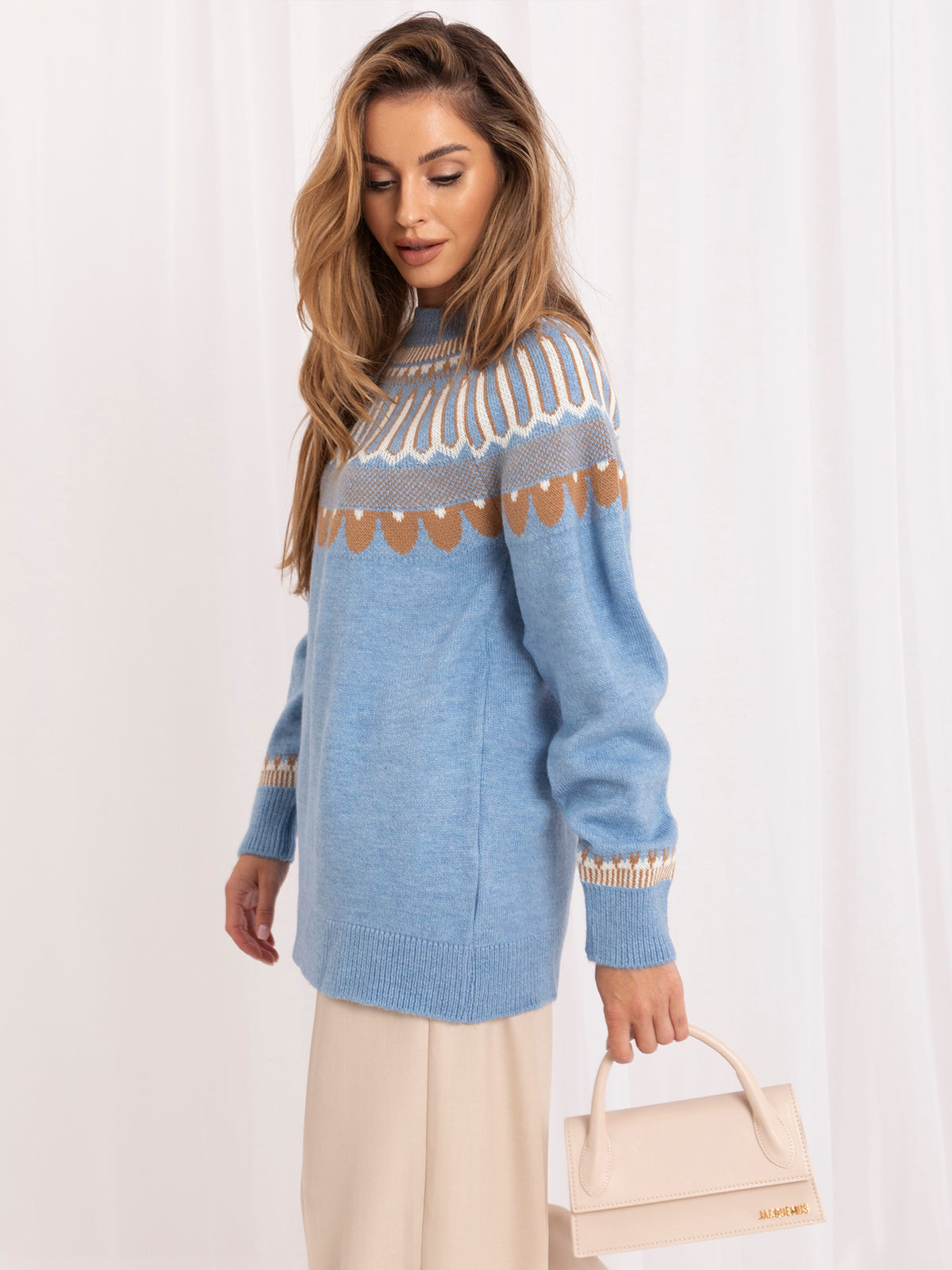 MELFIA – Klassischer Pullover mit elegantem Muster