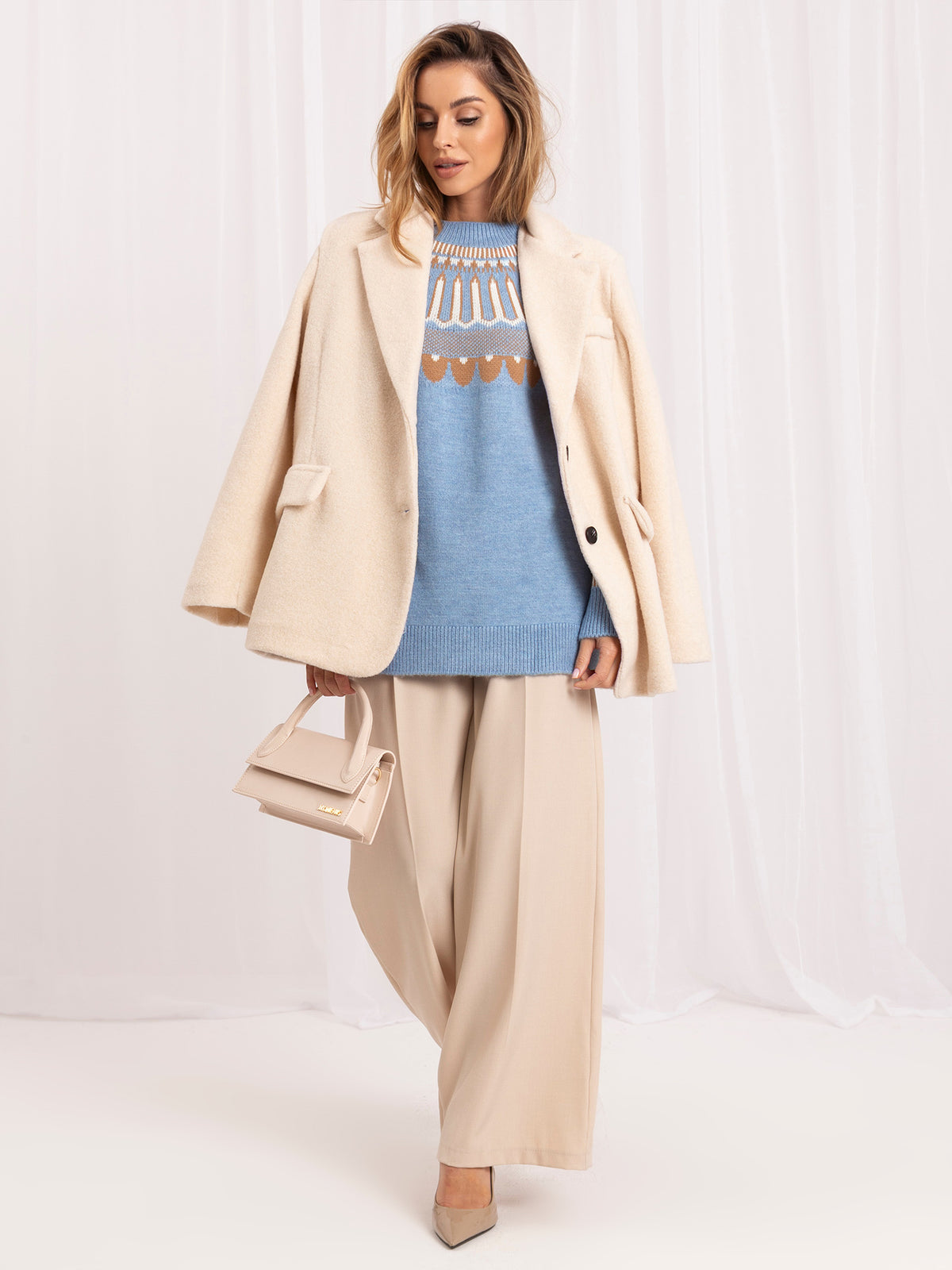 MELFIA – Klassischer Pullover mit elegantem Muster